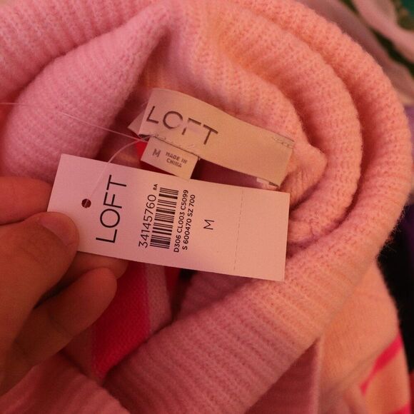 LOFT | Oversized Funnel Neck Sweater Medium - Picture 5 of 7